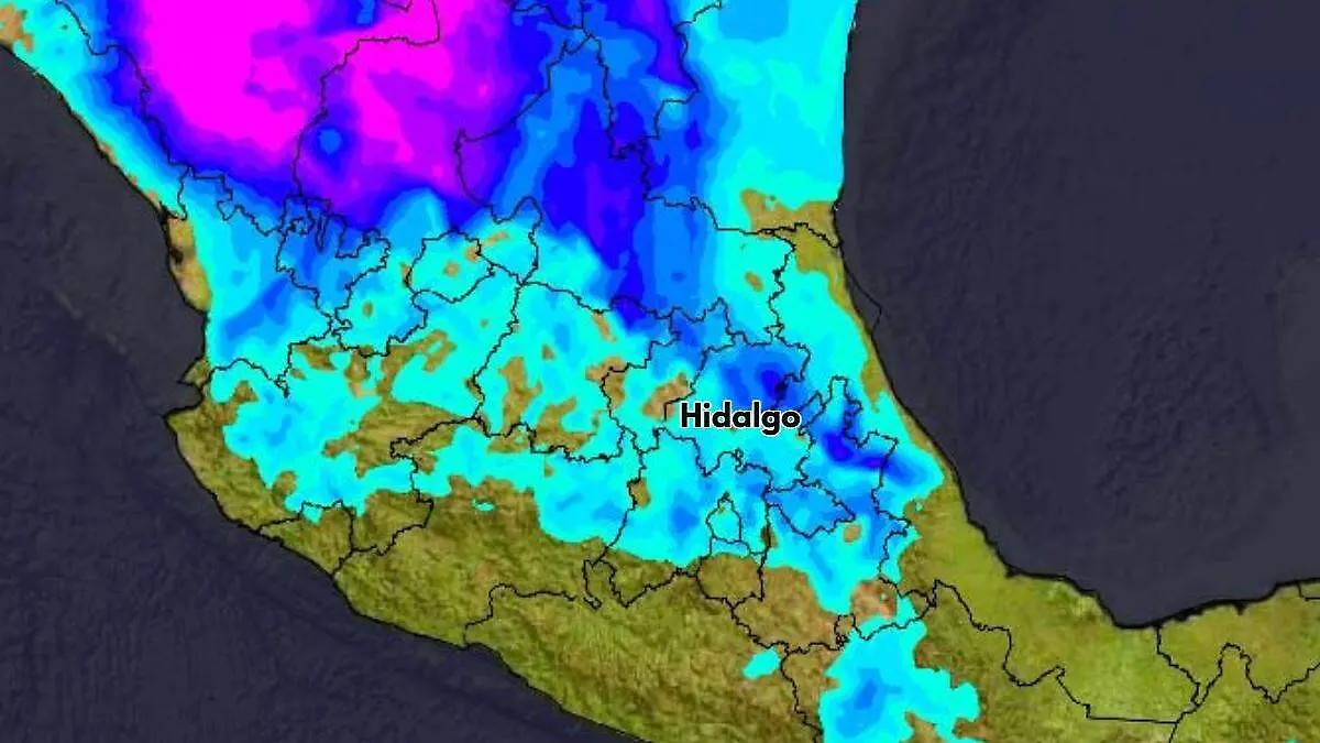 Clima en Hidalgo 11 y 12 de enero